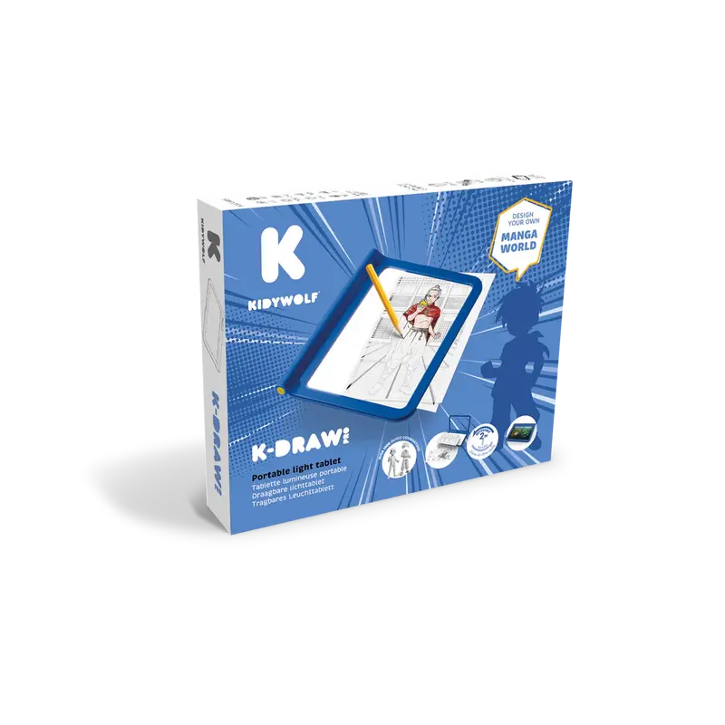 Kidydraw Tabla de Dibujo Azul