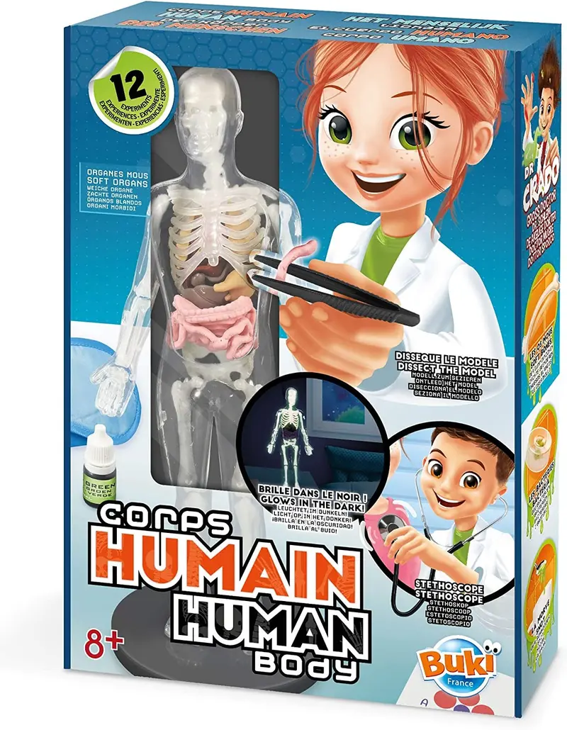 Kit cientifico el cuerpo humano - Buki France 2163