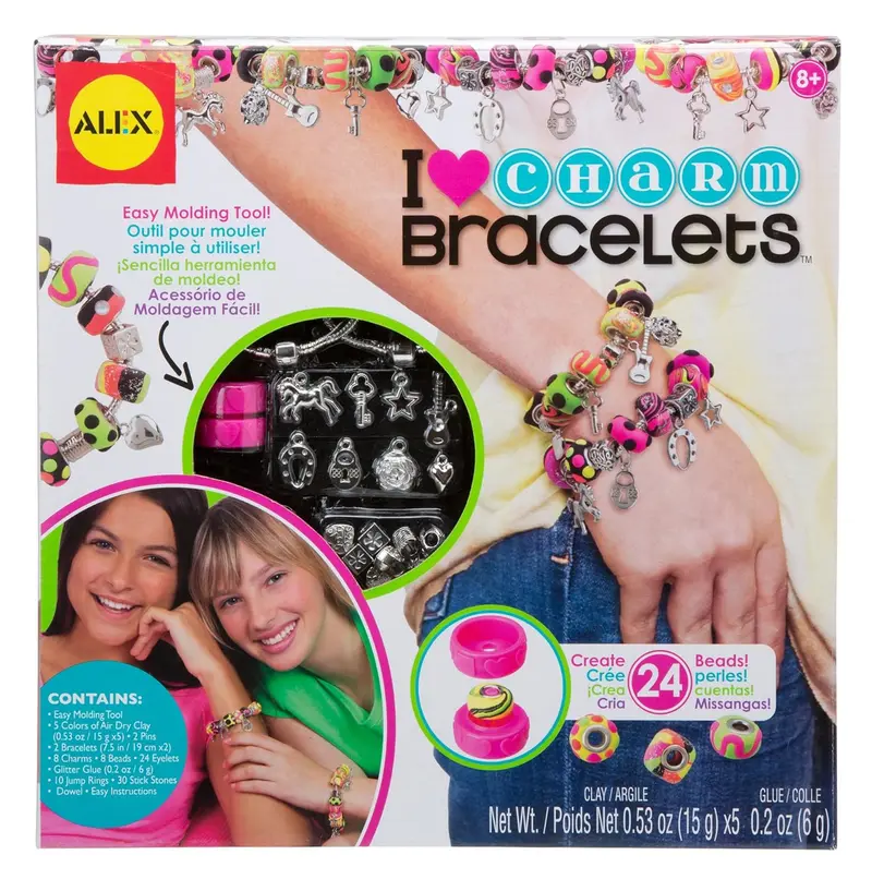 Kit crea Pulseras con Abalorios - Alex