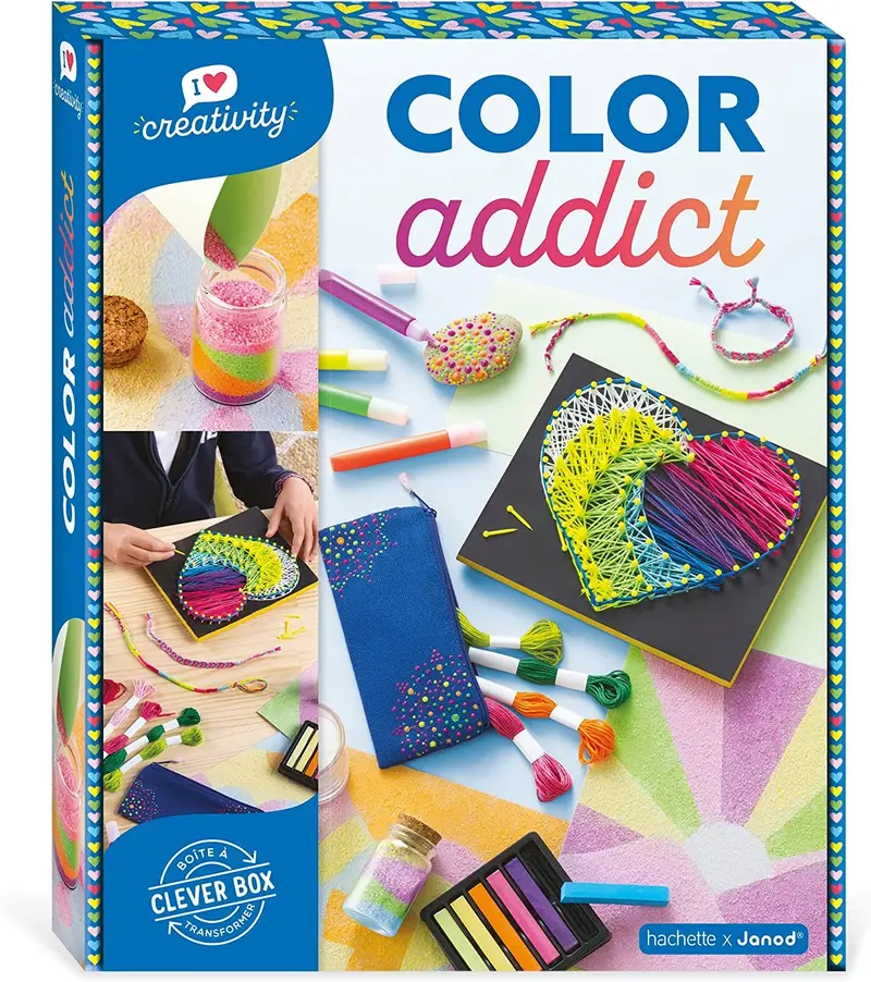 Kit Creativo Multiactividades Niños 8 Años | Janod Color Addict