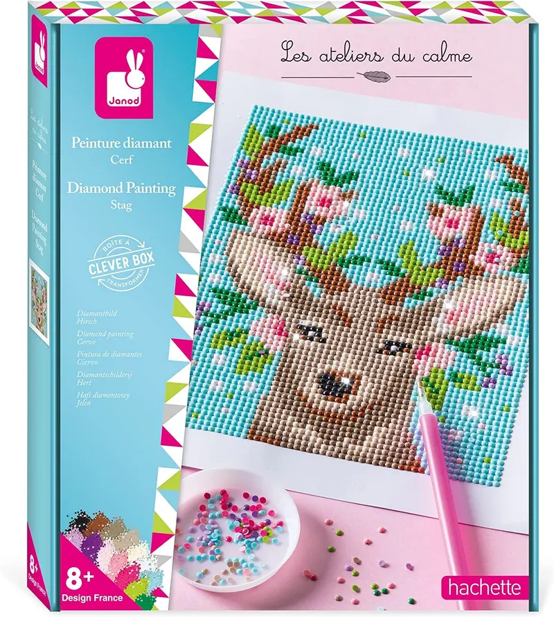 Kit creativo pintura diamante ciervo - Janod J07948