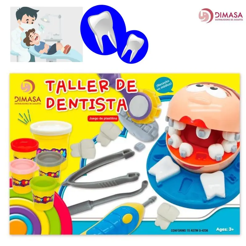 Kit de dentista plastilina