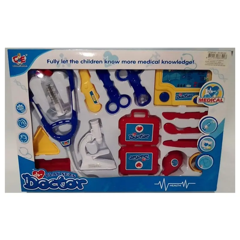 Kit de medicina juguete doctor