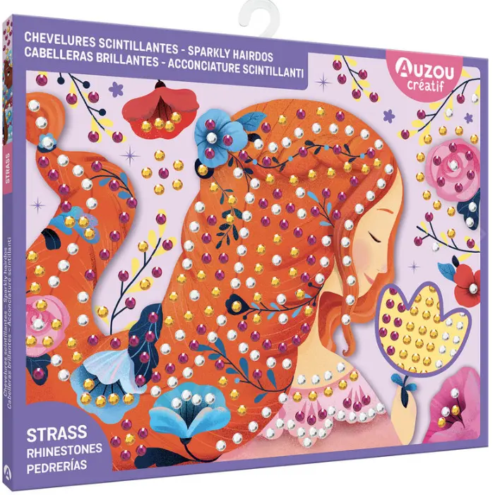 Kit para decorar "Cabelleras brillantes" - Auzou