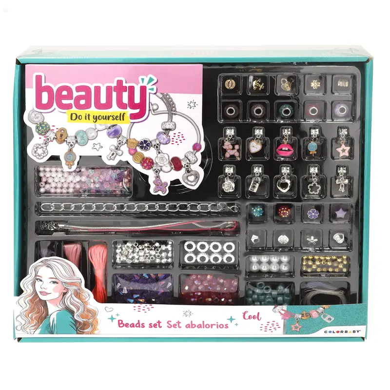 Kit pulseras charms Beauty
