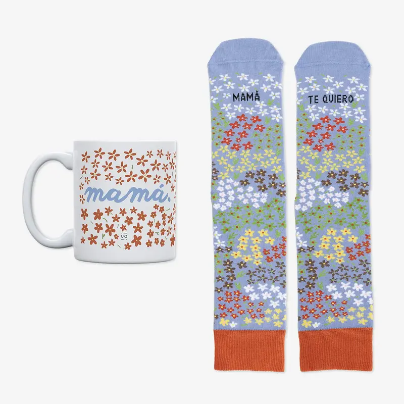 Kit Taza + Calcetines "Mamá te quiero" - UO