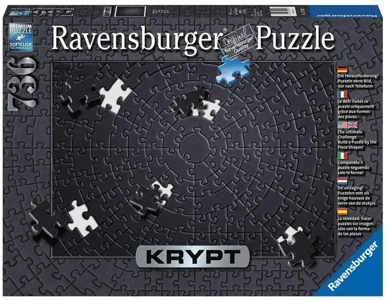 KRYPT BLACK 736 PIEZAS - Ravensburger