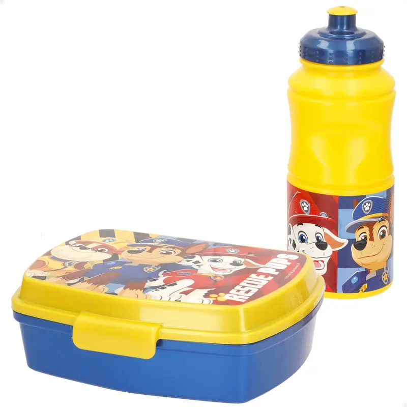 La Patrulla Canina Pack fiambrera y botella infantil