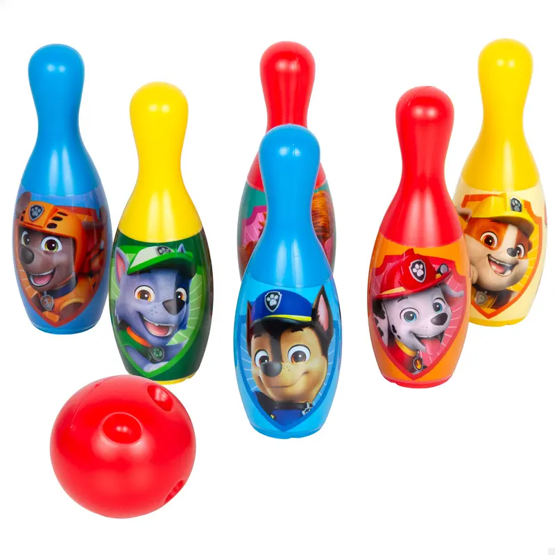 La Patrulla Canina Set de bolos infantil + 3 años