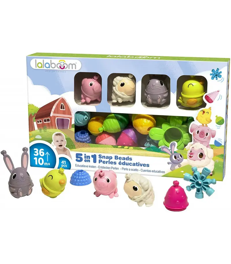 Lalaboom Cuentas de Animales- Juratoys BL302