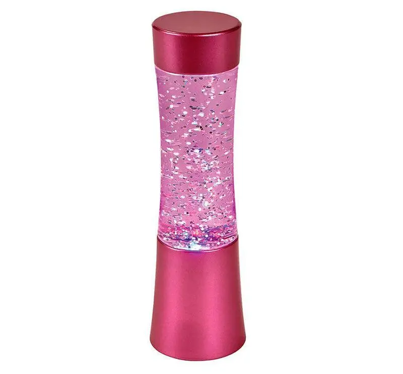 Lámpara sensorial Rosa con purpurina