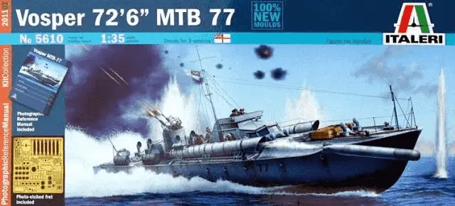 LANCHA TORPEDERA M.T.B 'VOSPER ESC.