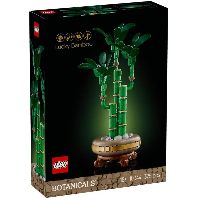 Lego 10344 Bambú de la Suerte Planta Artificial de Interior