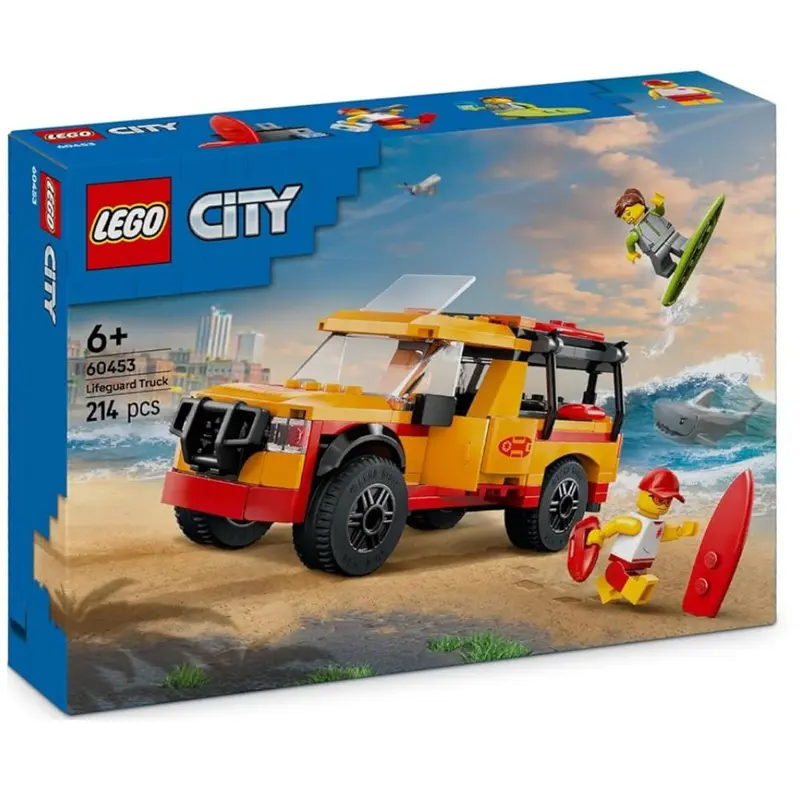 Lego 60453 Furgoneta de Rescate del Socorrista y Tiburón