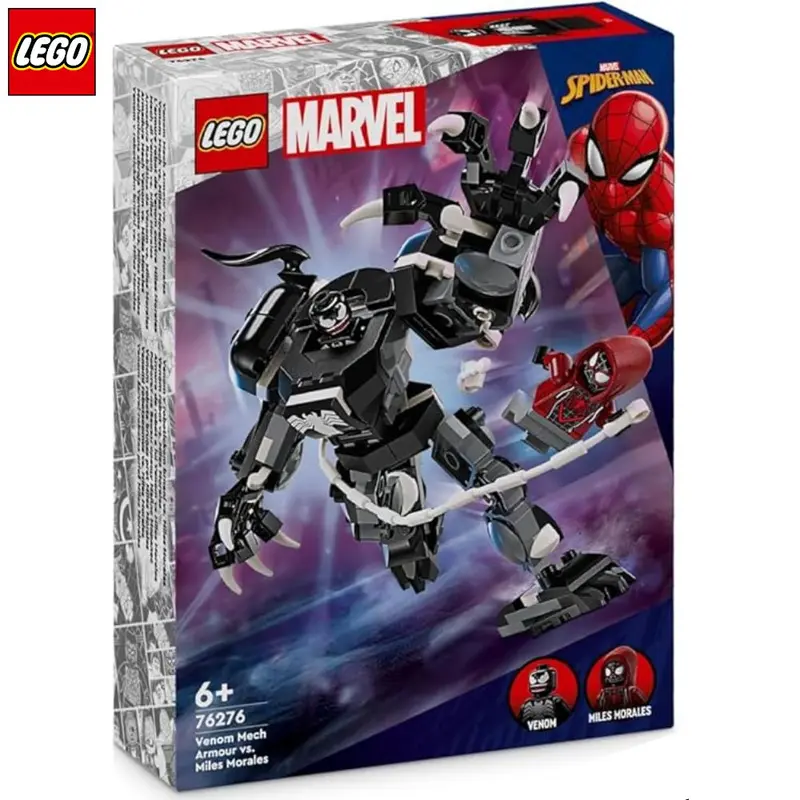 Lego 76276 armadura robótica Venom & Miles Morales Marvel