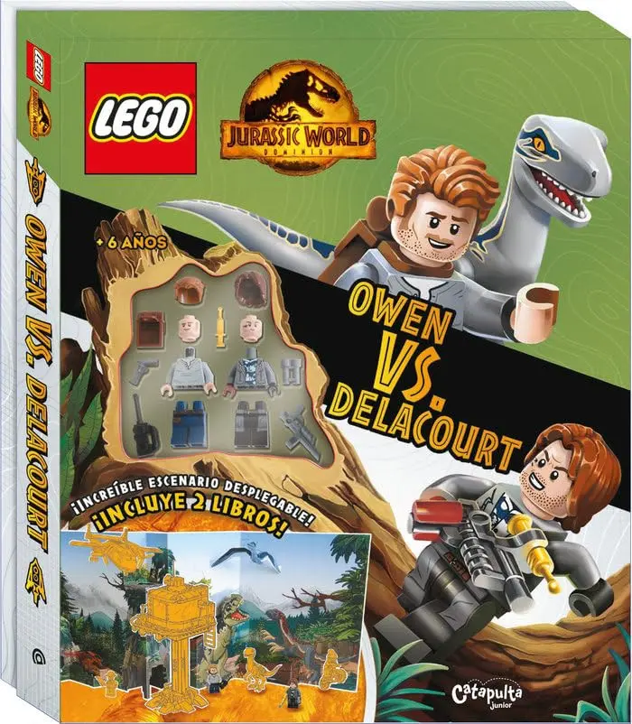 LEGO Jurassic World - Owen vs Delacourt | Set de Construcción para Niños +6 Años