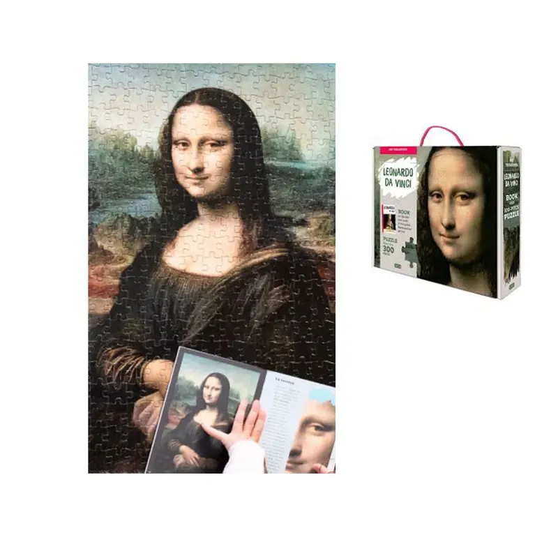 Leonardo y La Mona Lisa – Libro de 32 Páginas + Puzzle 300 Piezas Manolito Books