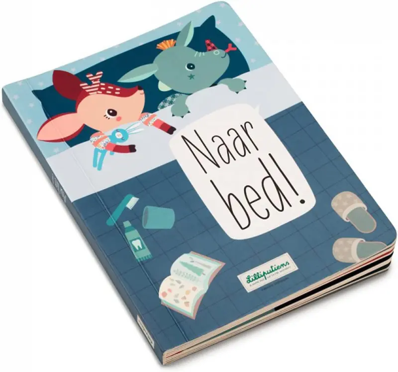 Libro de aprendizaje au lit - versión neerlandés - lilliputiens 83417