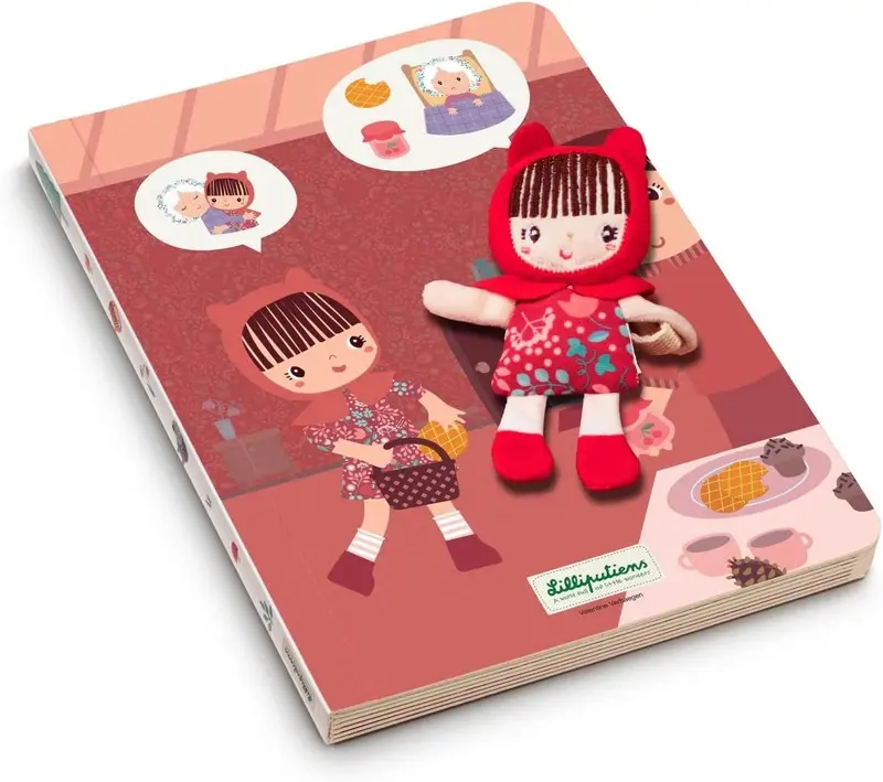 Libro de recorrido caperucita roja - lilliputiens 83409