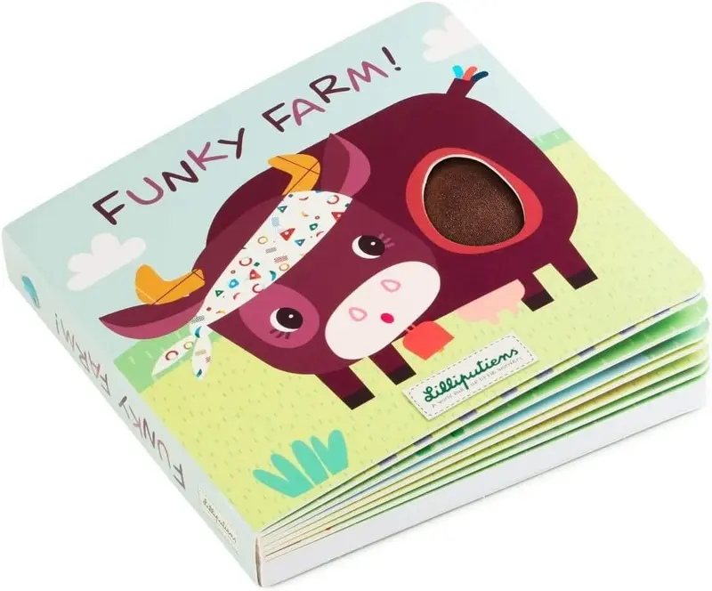 Libro de Sonidos y Texturas Funky Farm Lilliputiens | +12 Meses | Ref. 83152