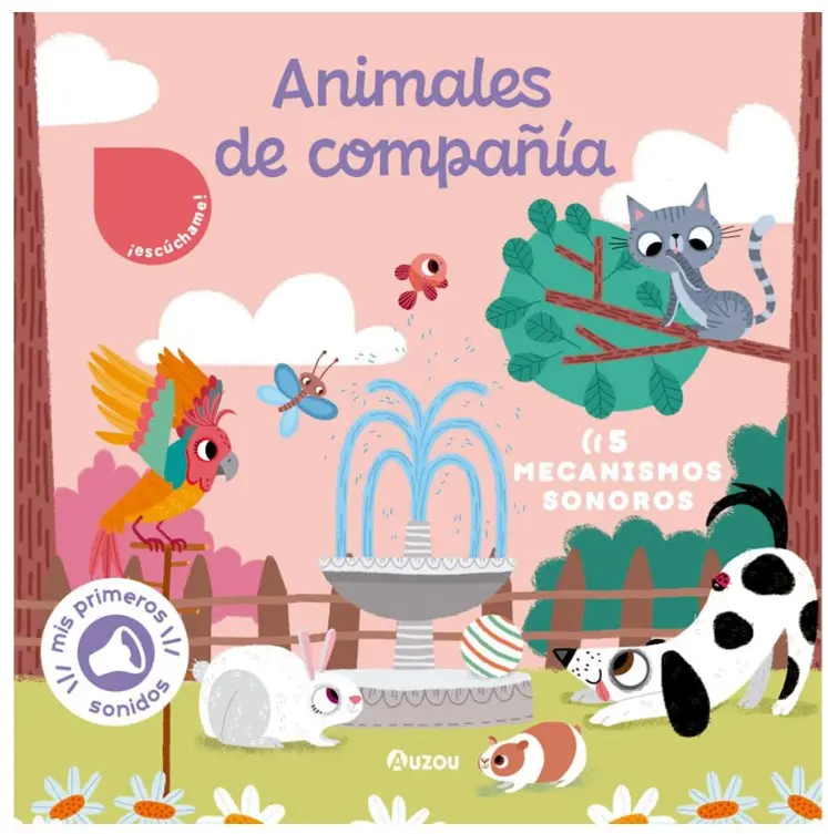 Libro musical Animales De Compañia - Auzou