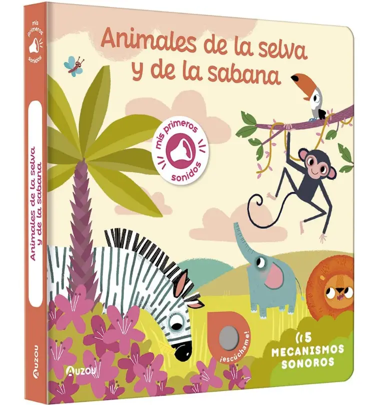 Libro musical Animales de la Selva y de la Sabana - Auzou