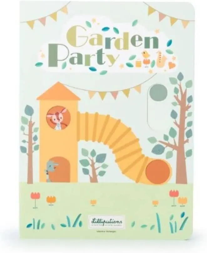 Libro pop up garden party - los contrarios - lilliputiens 83454