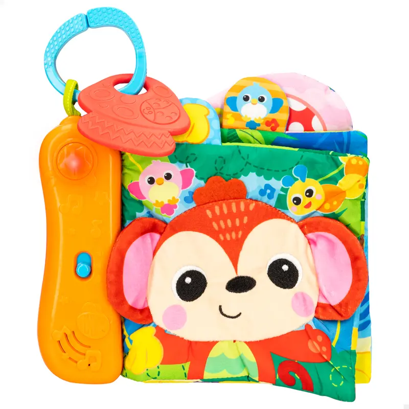 Libro sensorial bebé animales de la selva Winfun