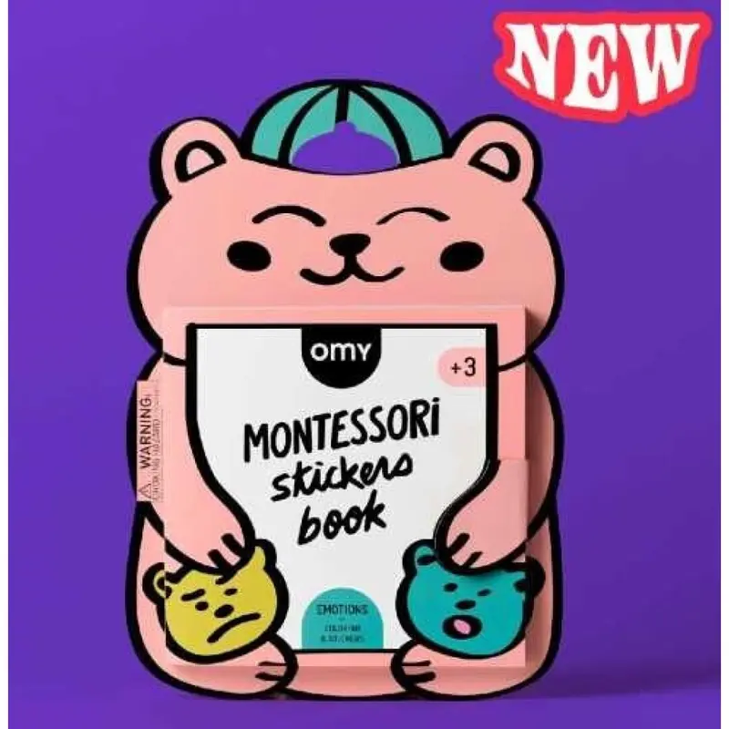 LIBRO STICKERS MONTESSORY EMOCIONES