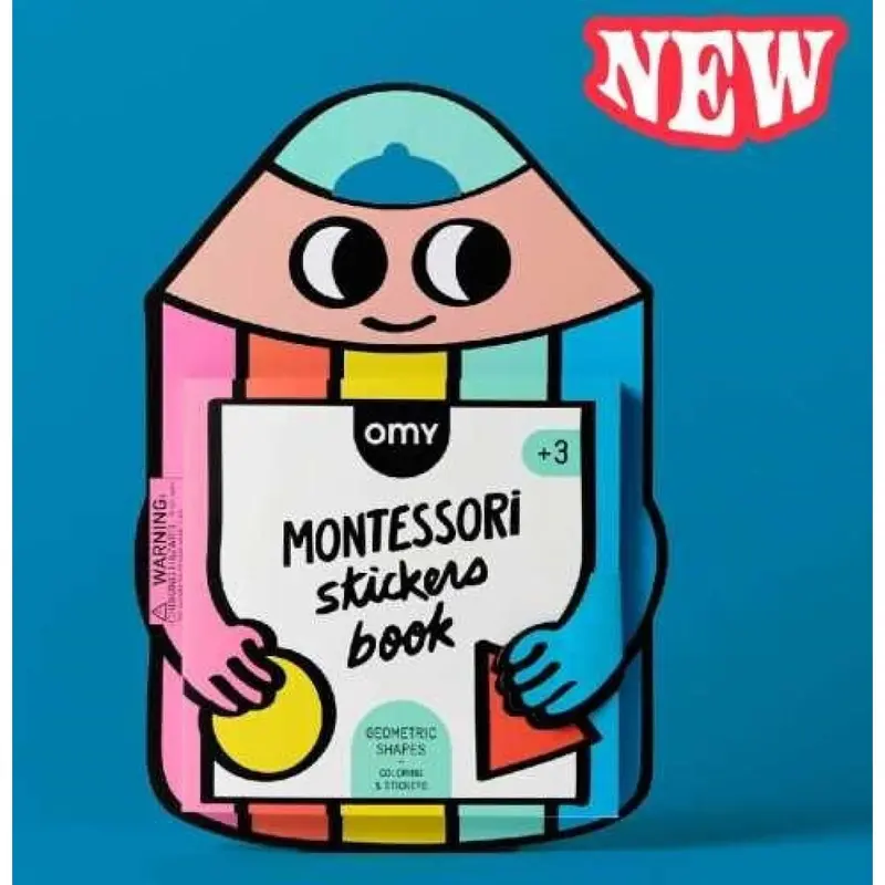 LIBRO STICKERS MONTESSORY FORMAS GEOMÉTRICAS