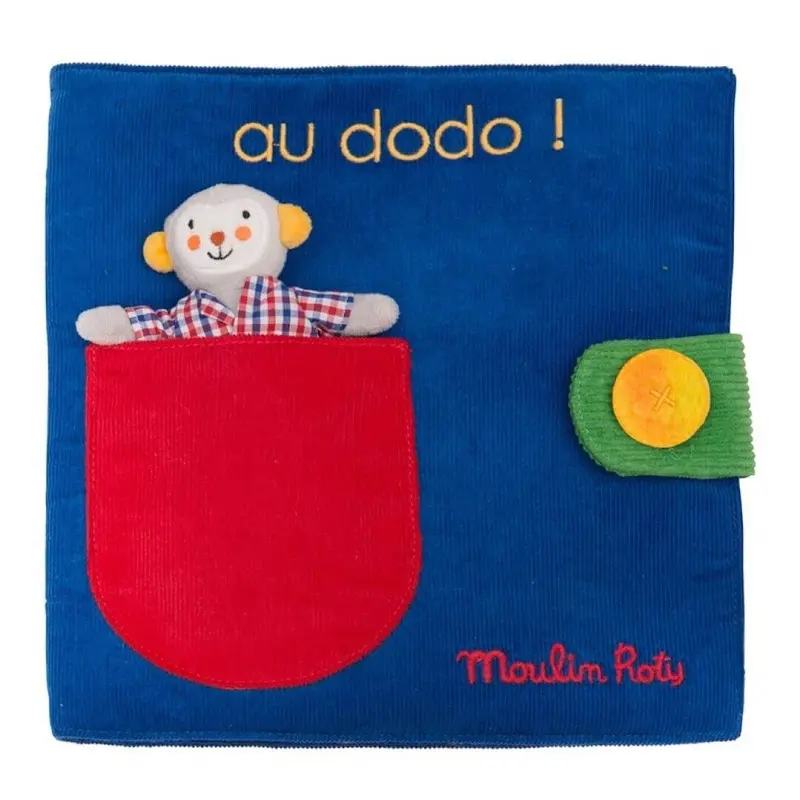 Libro textil grande Mi día Popipop