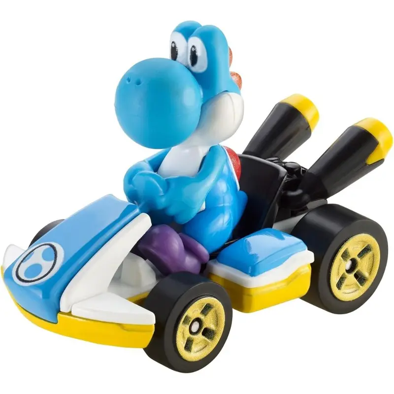 Light-Blue Yoshi Mario Kart Hot Wheels