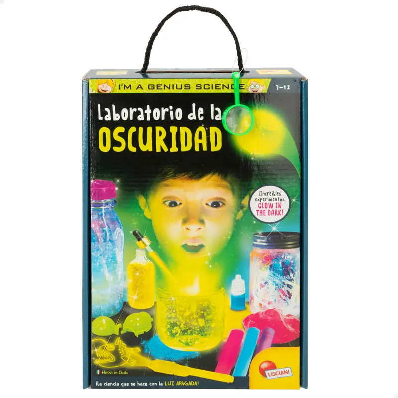 Lisciani Laboratorio de ciencia para niños fosforescente I'm A Genius
