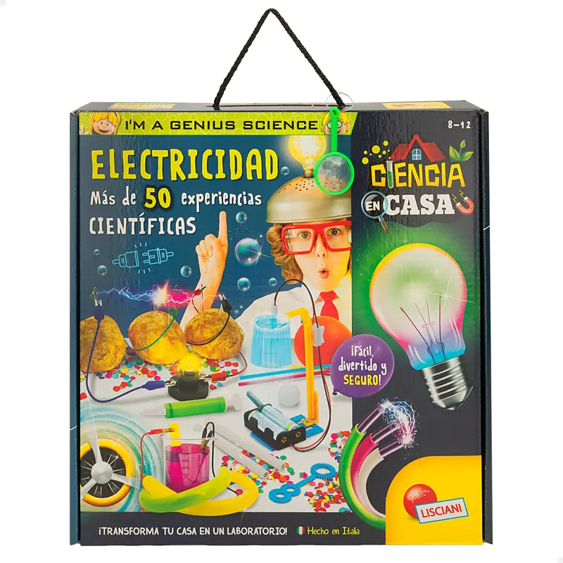 Lisciani Laboratorio electricidad con 50 experimentos científicos I'm A Genius