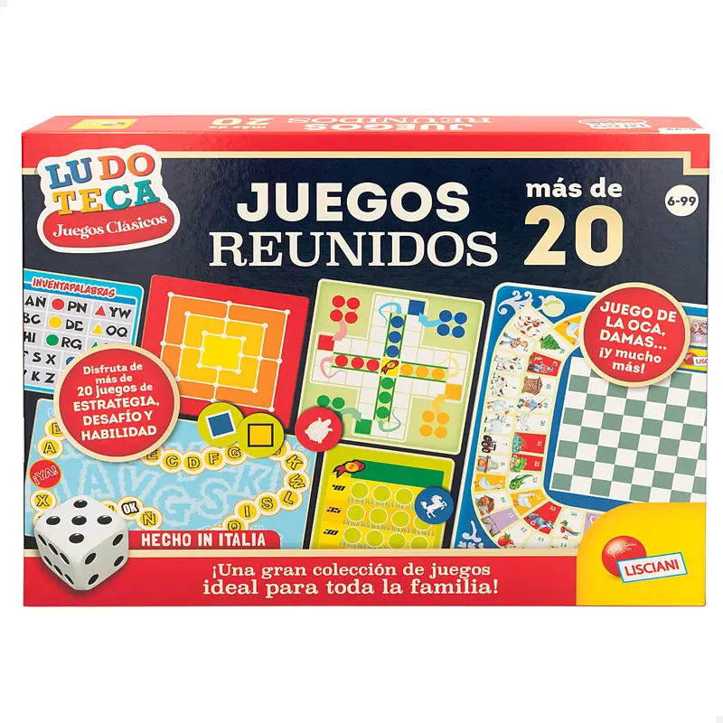 Lisciani Pack 20 juegos de mesa