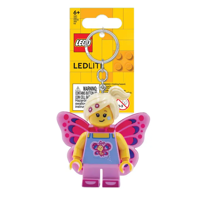 Llavero con linterna de mariposa LEGO®