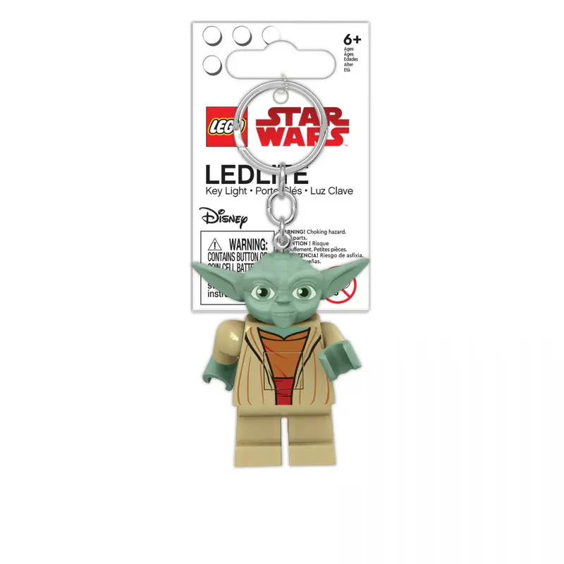 Llavero con linterna de Yoda de LEGO® Star Wars