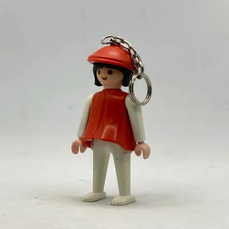 Llavero Playmobil vintage Campesina Roja 30664160 - circa 1991