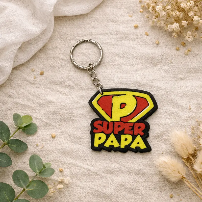 Llavero Super Papa