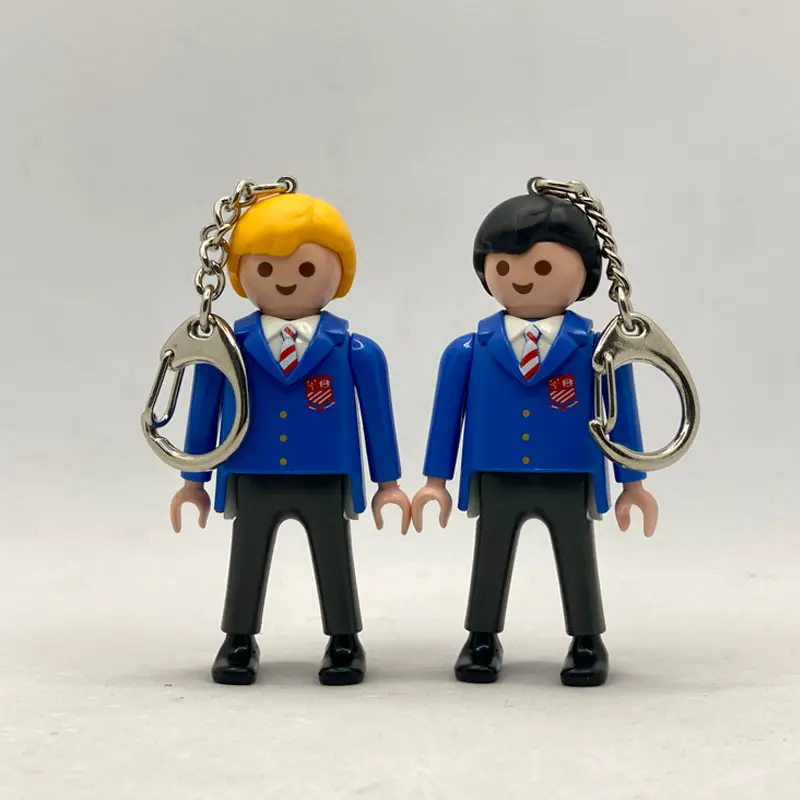 Llaveros Playmobil Centenario St Aloysius College 1907-2008 · Pareja KEY005