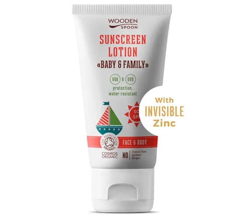Loción de protección Solar "Baby and Family" 50 FPS Wooden spoon