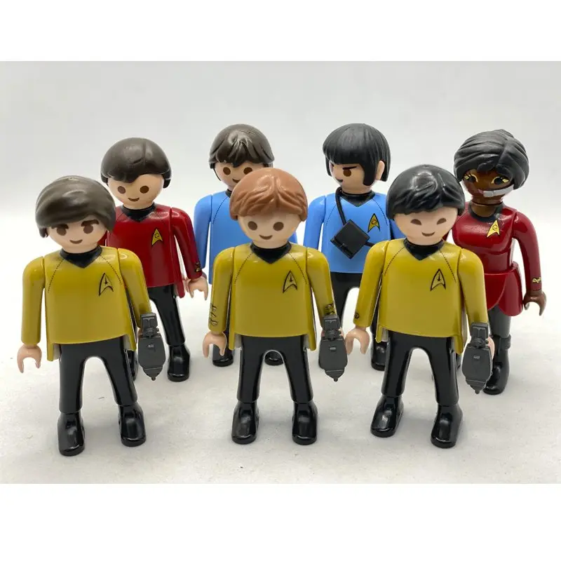 Lote Playmobil Figuras Star Trek Completa 70548
