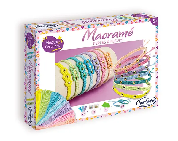 Macrame Perles Et Fluers