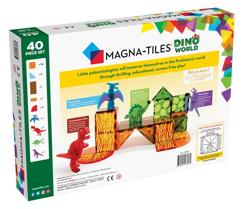 MAGNA-T Dino World 40 Piece Set