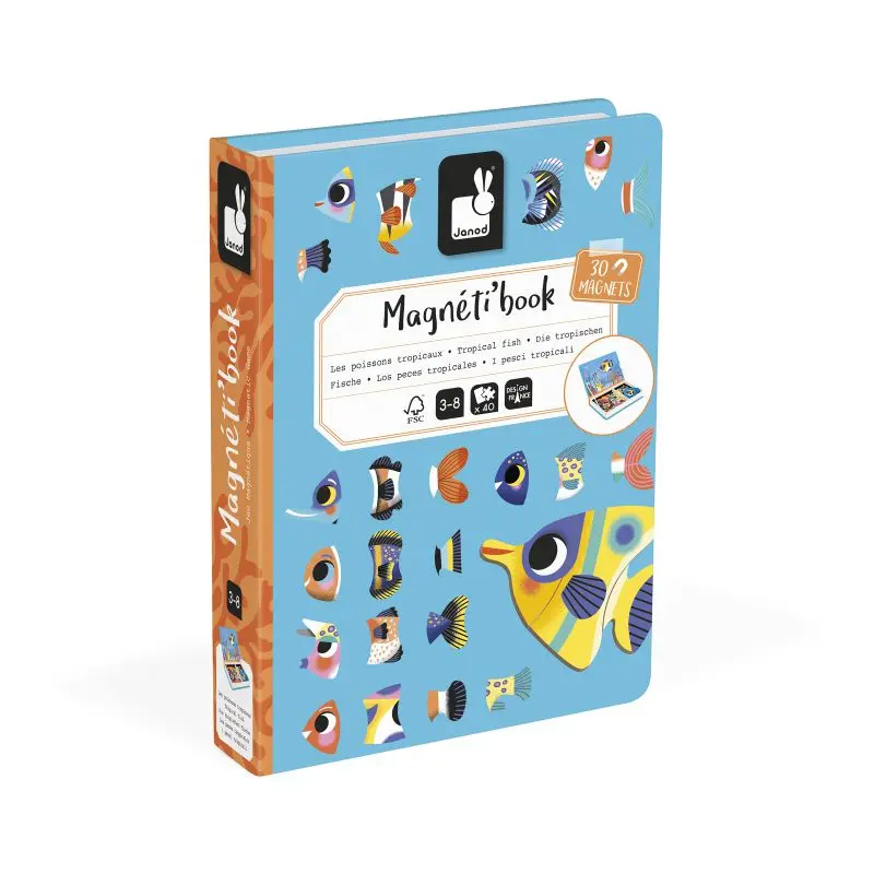 Magnetibook - Peces Tropicales - Janod