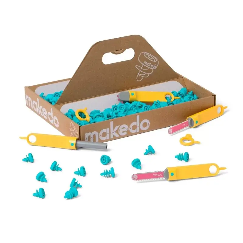 Makedo - Discover Kit 126 pcs - Juego de construcción