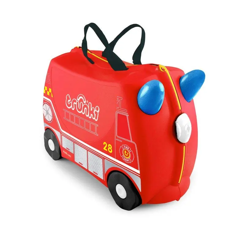 Maleta Correpasillos y equipaje de mano infantil. Camión de Bomberos Frank - Trunki 80254