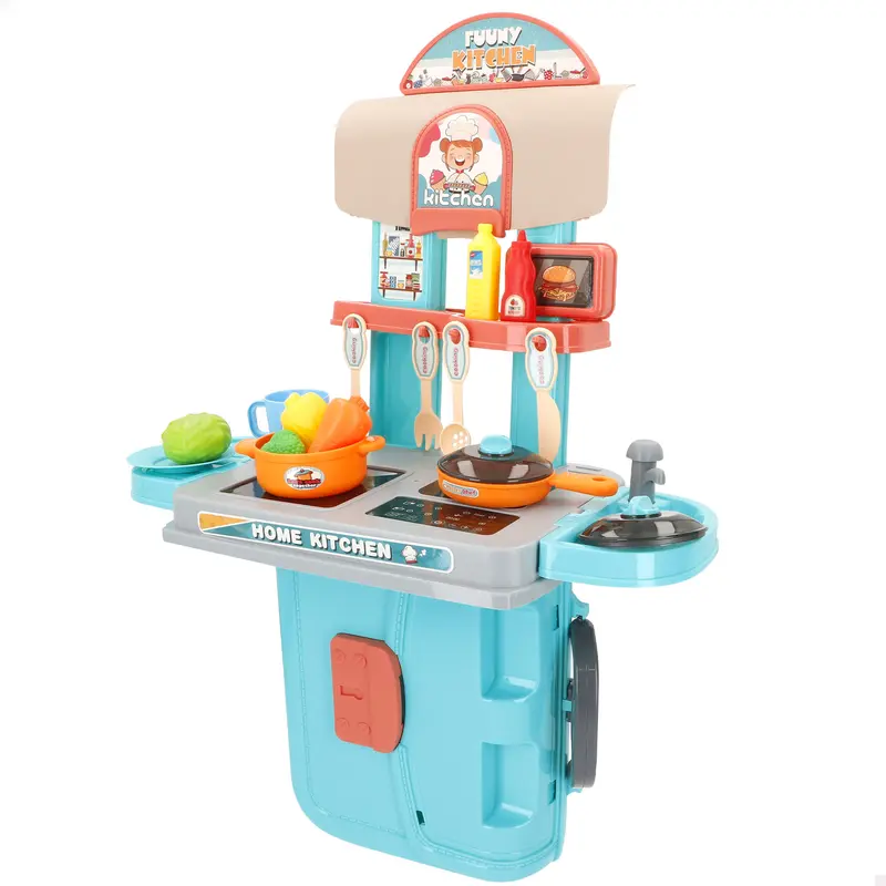 Maletín cocina juguete 3 en 1 con accesorios My Home