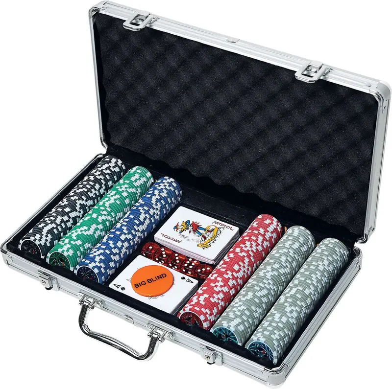 Maletin de Aluminio Poker 300 Fichas - Natural Games 61151907