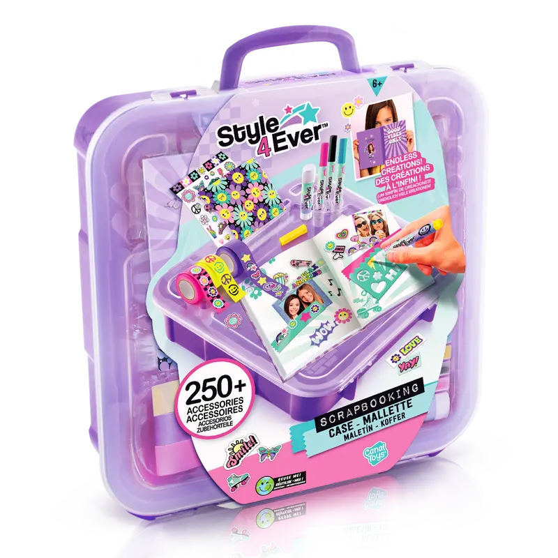 Maletín de Decoración con Diario - Scrapbooking Mega Case - Style 4 Ever - OFG289